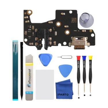 Imagem de iParto Kit de substituição de porta de carregamento para Motorola Moto G Stylus 2022 XT2211 USB Flex Dock Connector Carregamento Flex Substituição com ferramentas