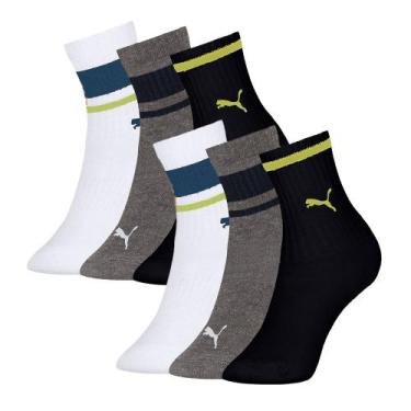 Imagem de 6 Pares De Meias Esportivo Sport Kids Infantil Unissex Modelo Para Cri