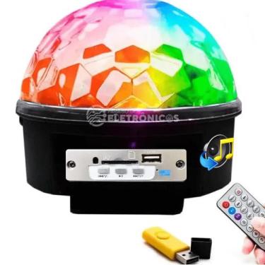 Imagem de Globo Bola Maluca 6 LED Iluminação Festa 18W Jogo De Luz LED RGB Pen D