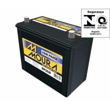 Imagem de Bateria Automotiva Moura 50ah 12v Inteligente Selada, Esquerdo