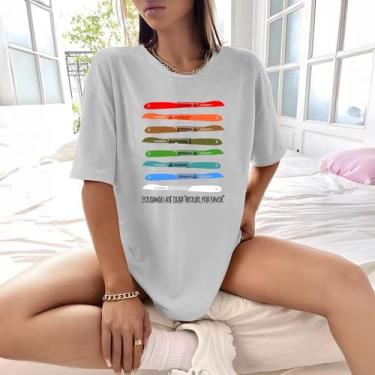 Imagem de Camisa Camiseta Feminina Estampada Bisturi Por Favor 100% Algodão Fio 