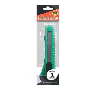 Imagem de Estilete Largo Jocar Office Verde 8Mm Embalagem 1 Un
