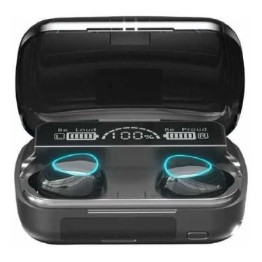 Imagem de Fone de Ouvido M10 Preto com Luz Branco - Shopbr