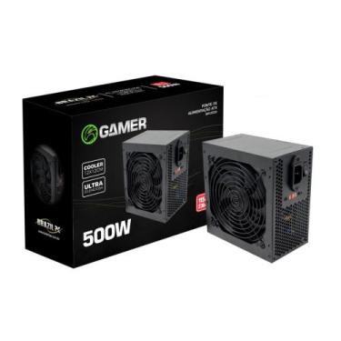 Imagem de Fonte De Alimentação Gamer Atx 500w Real Bpc-5330 Super Silenciosa Biv