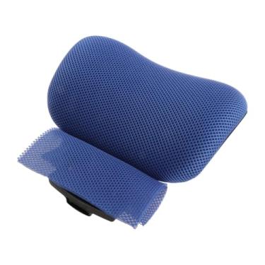 Imagem de Esquirla Encosto de cabeça ajustável para cadeira de escritório, acessórios macios, suprimentos, cadeira de trabalho ergonômica, descanso de cabeça para, Azul
