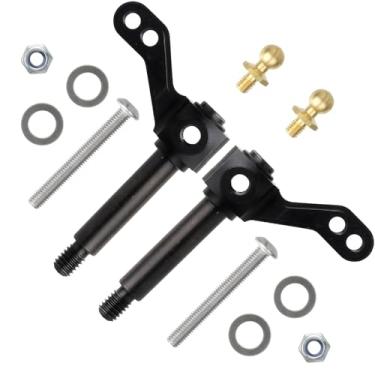 Imagem de TOOMOD CW-01 Aluminum Front Knuckle Arm Set for Tamiya CW01 Grasshopper Chassis Lunch Box Chassis Upgrades Parts