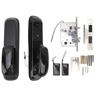 Imagem de Vomeko Smart Lock Reconhecimento facial Fechadura de porta de entrada de impressão digital totalmente automatizada, Fechadura de porta de entrada sem chave inteligente, Fechadura