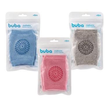 Imagem de Joelheira Bebê Antiderrapante Engatinhar Protetor Buba 1 Par