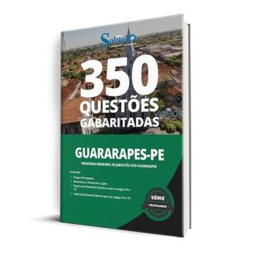 Imagem de Caderno de Questões Prefeitura de Jaboatão dos Guararapes - PE - 350 Q