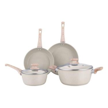 Imagem de Conjunto Completo  Panelas  Cozinhas Modernas Revestimento Inovador - 