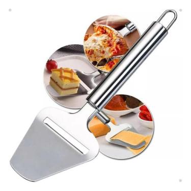 Imagem de  Plaina Queijo Aço Inox Fatiador De Frios Manual - ORIGINAL LINE