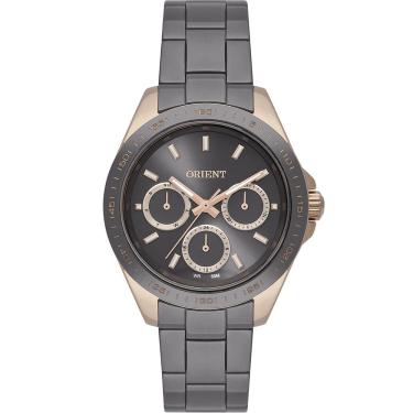 Imagem de Relógio ORIENT Ceramic feminino rosê cinza FTSKM003 G1GX
