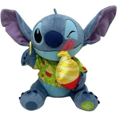 Imagem de Pelúcia Stitch Attacks Snacks Sorvete de Abacaxi 25cm Original Disney 