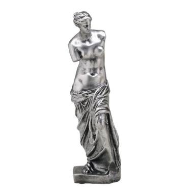 Imagem de Figura Decorativa Estatueta Vênus De Milo Prata 29 X 8 X 8 Cm - MABRUK