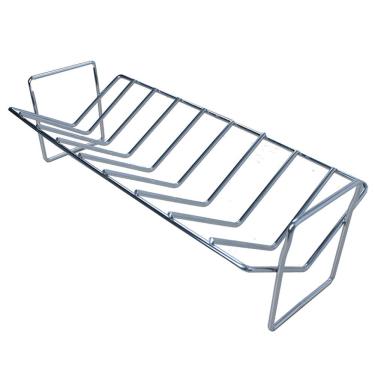Imagem de Suporte Para Assar E Servir Costelas Rasco - 27,5cm - Aço Inox Inox
