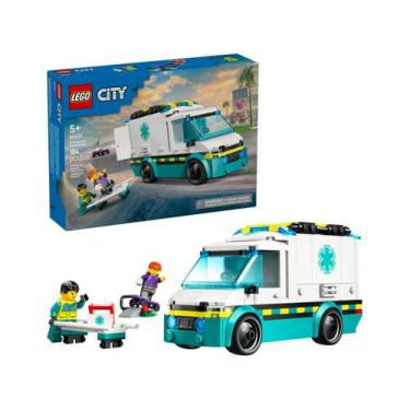 Imagem de LEGO Ambulância de Emergência 60451  - 184 Peças