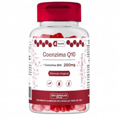 Imagem de Coenzima Q10 200mg – 120 Cápsulas | Alta Concentração - 4 Health
