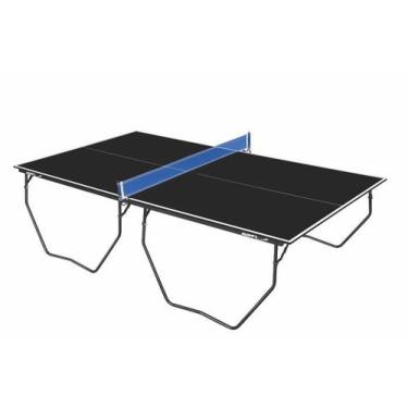Imagem de Mesa tenis de mesa 15 mm mdp c/ rodízios preta (1087) - Klopf, Unissex