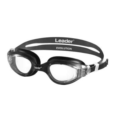 Imagem de Óculos Para Natação Evolution- Preto - LEADER