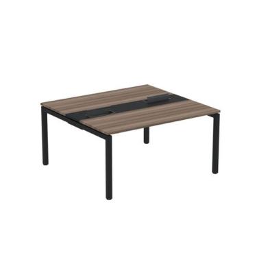 Imagem de Estação de Trabalho Mesa Plataforma Escritório Dupla para 2 Pessoas co