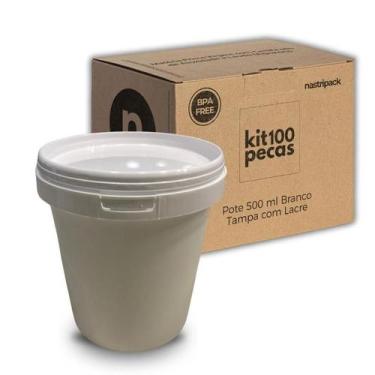 Imagem de Pote Para Algodão Doce - Kit Com 100 Pçs - Nastripack