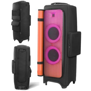 Imagem de HUAYUWA Capa protetora multifuncional, resistente a arranhões, compatível com JBL PartyBox 110/120/310/320/520/710/1000, alto-falante portátil e acessórios (para PartyBox 1000)