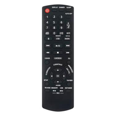 Imagem de Novo controle remoto de substituição N2QAYB001097 compatível com alto-falante Panasonic SC-UA7 SC-UA7E-K SC-UA7GS-K SC-UA7GSX-K SC-UA7PH-K SC-UA7PR-K SCUA7 SCUA7EK SCUA7GSK SCUA7GSXK SCUA7GSXK SCUA77