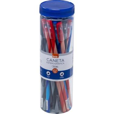 Imagem de Caneta Esferográfica, BRW, Vortex, 0,7 mm, Cores Sortidas, Pote com 24