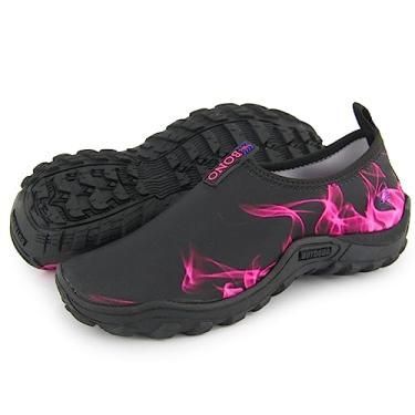 Imagem de Sapatilha Feminina Aquatica Neoprene Nautica Flexivel Leve Bike Cachoeira Trilha (Rosa Neon, BR, Adulto, Numérico, 37)