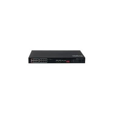 Imagem de Switch Intelbras SF 1822 Hi-poe Fast PoE 2 Portas Giga, 2 Portas SFP Combo Skd, 16 Portas - 4760070