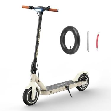 Imagem de HONEYWHALE E9T Patinete Eletrico Adulto, 500W Scooter Eletrica, 32KM/H Velocidade Máxima, 22KM Autonomia, Patinete Juvenil Dobrável com Aplicativo Bluetooth, Inclui uma Câmara de ar (Amarelo)