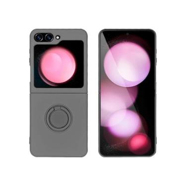 Imagem de Capa Slim Acrílico Aveludado Luxo Para Galaxy Z Flip 5 - Capinha Supor