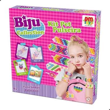Imagem de Biju Collection Pet  Kit Criativo de Pulseiras Infantil - DM TOYS