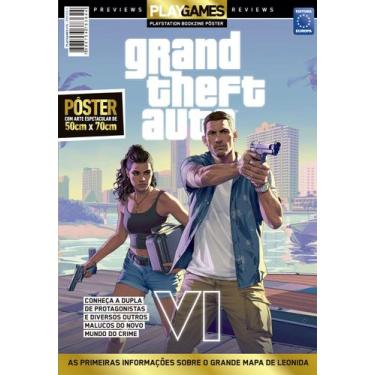 Imagem de Pôster Decorativo GTA VI Jason e Lucia - Arte A - 50cm x 70cm - Editor