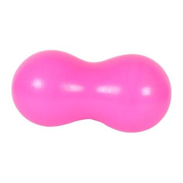 Imagem de Generic Bola de ioga Peanut, cadeira para exercícios de estabilidade, treinamento em casa, academia, equilíbrio, bola sentada com bomba de ar, Rosa