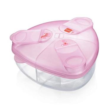 Imagem de Porta Leite em pó MAM Milk Powder Box Rosa, Rosa