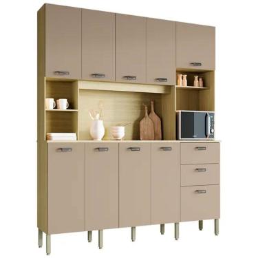 Imagem de Cozinha Compacta Intense 10 Portas 2 Gavetas MDP Kits Paraná