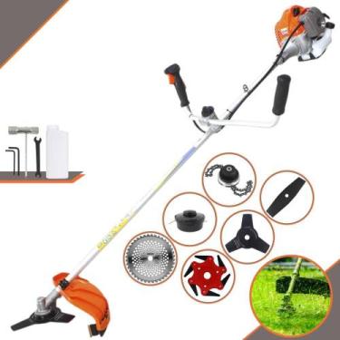 Imagem de Roçadeira À Gasolina Profissional Vulcan VR430P 43cc 1,7HP Completa Co