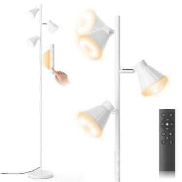 Imagem de Lâmpada SIBRILLE 36W LED regulável Lâmpada de chão de árvore remota