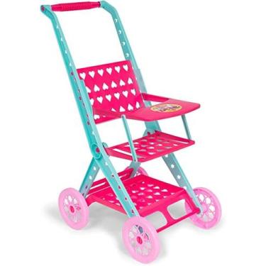 Imagem de Carrinho de boneca rosa - Deia