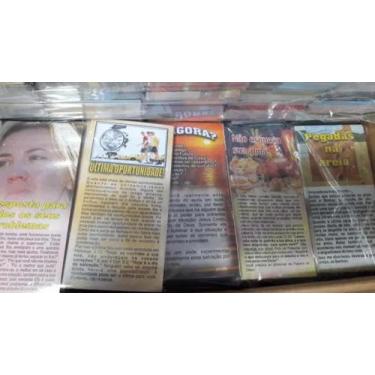 Imagem de Folhetos Para Evangelismo Pacote Com 1000 Un. Temas Variados