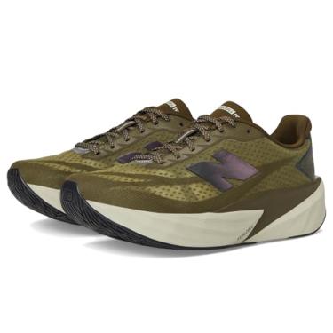 Imagem de New Balance FuelCell Rebel V5 Tênis de corrida feminino, Floresta/estaleiro/prata metálica, 42