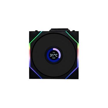 Imagem de Ventoinha Lian Li UNI FAN TL LCD, 120mm, ARGB, Preta - 12TLLCD1W1B