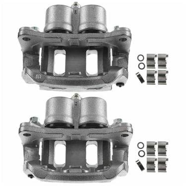 Imagem de Par de pinças de freio a disco dianteiro com suporte para Ford Edge 2010 para Ford Edge 2009 V6 3.5L AWD para Ford Edge 2009 V6 3.5L para Ford Edge 2007-2008 V6 3.5L AWD, para Lincoln MKX 2007-2010