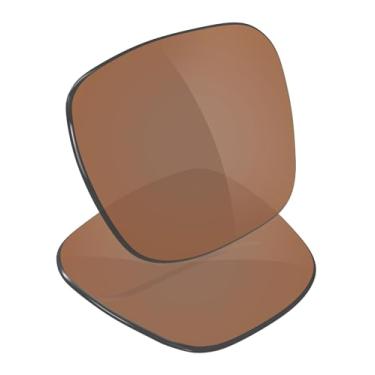 Imagem de Galvanic Lentes de reposição para óculos de sol Oakley Holbrook XXL OO9487 61 mm - Várias opções, Marrom escuro, 0