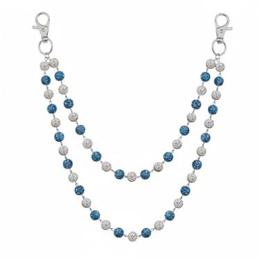 Imagem de YUEFUDU Corrente de bolsa, corrente para calças, General, argila de cerâmica