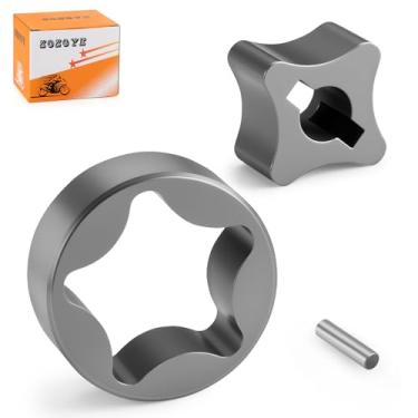 Imagem de Conjunto de rotor de bomba de óleo para Suzuki QuadSport 400 LT-Z400 DR-Z400 2000-2024 para Kawasaki KFX400 2003-2006 16410-29F00 16154-S001