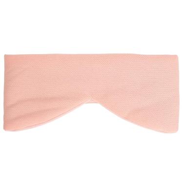 Imagem de Capa de seda para os olhos, sombreamento para dormir, pressão zero, redução de ruído, venda para escritório, viagem, cochilo, material de seda gelo rosa