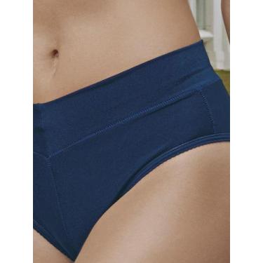 Imagem de Calcinha Calça Cavada Cítara DeMillus 26065, Marinho, EG