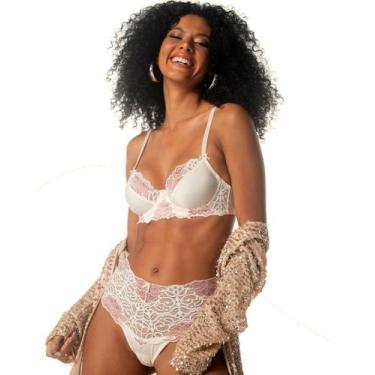 Imagem de Calcinha Calça Clássica Promenade DeMillus 57531, Pérola, EG